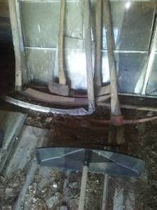 lot 31 image: Roof Rake, Pickaxe and more.