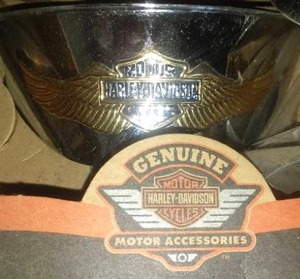 lot 37 image: Harley Davidson Sportster Motorcycle Lighting, lens covers