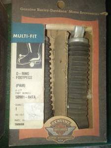 lot 41 image: Harley Davidson Sportster  Motorcycle Accessories, Foot Pegs, some NEW in packages