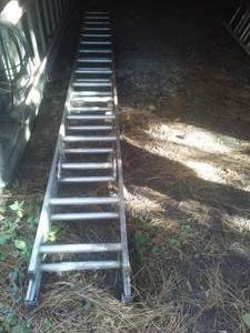 lot 74 image: 30 Ft. Aluminum Extension Ladder