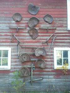 lot 96 image: Vintage Tractor Seats (9) and more.
