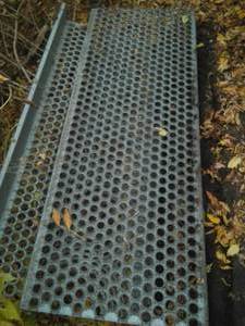 lot 149 image: Metal Grate Pieces (2), heavy duty.