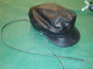 lot 179 image: Leather Visor Hat