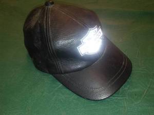 lot 181 image: HARLEY DAVIDSON Leather Baseball Style Hat