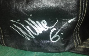 lot 183 image: Autographed HARLEY DAVIDSON Leather Hat -Willie G Davidson