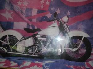 lot 158A image: Framed Prints (3) HARLEY DAVIDSON