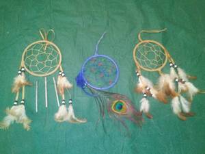 lot 214 image: Dream Catchers and Hatchet.