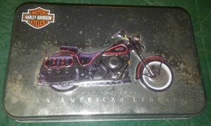 lot 234 image: NEW HARLEY DAVIDSON Playing Cards in dcor tin.