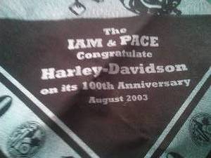lot 242 image: HARLEY DAVIDSON 100 Yr. Celebration Memorabilia.