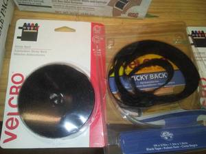 lot 266 image: Misc. Velcro, Goo Gone, Tomcat and more.