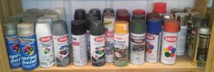 lot 269 image: Spray Paint Assortment.