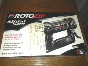 lot 285 image: RotoZip Spiral Saw  New in Box.