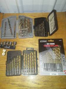 lot 301 image: Drill Bits and Nut Drivers.