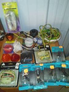 lot 327 image: Trailer Lighting, Wiring, 4 prong and more.