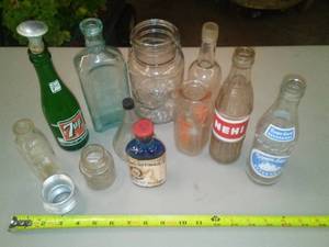 lot 354 image: Misc. Vintage Bottle Collection.