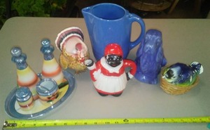 lot 356 image: Variety of Vintage Figurines and more.