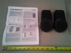 lot 371 image: Chamberlain IndoorOutdoor Intercom System.