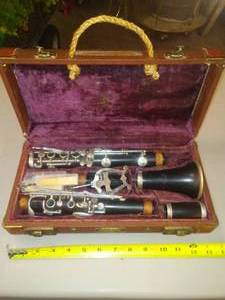 lot 376 image: The Pedler Clarinet, Made in Elkhart Ind.