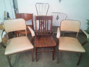 lot 377 image: Vintage Chairs (6)