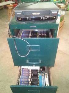 lot 382 image: 4 Drawer Filing Cabinet with contents.