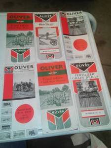 lot 441 image: Vintage Oliver Farm Brochures, 30s.