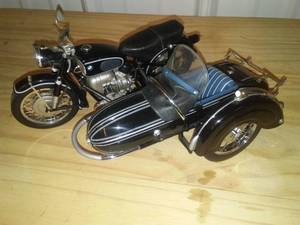 lot 468 image: BMW Motorcycle and Side Car.