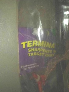 lot 500 image: Target Dart Blow Gun Kits, Terminator.