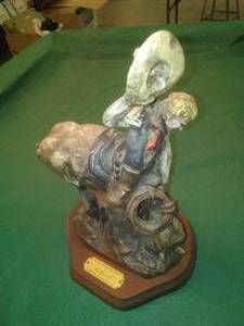 lot 508 image: The Bucker and The Buckeroo Statue.