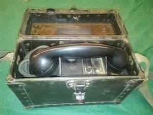 lot 519 image: Northern Pacific Railway Field Phone and more.