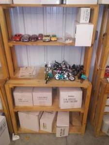 lot 525 image: Wood Shelving  CONTENTS NOT INCLUDED