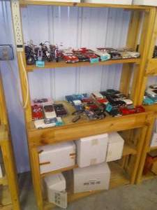 lot 526 image: Wood Shelving  CONTENTS NOT INCLUDED