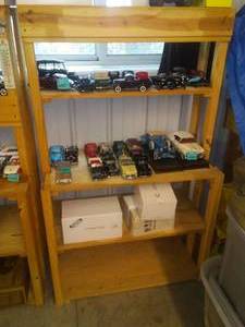lot 528 image: Wood Shelving  CONTENTS NOT INCLUDED