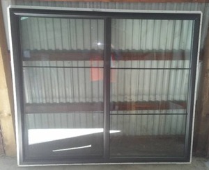 lot 311 image: Window cracked glass Dark Brown - New