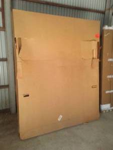 lot 316 image: Sliding Exterior Glass Wood Door Anderson