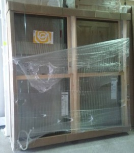 lot 325 image: 2 Marvin Mulled Double hung windows - New