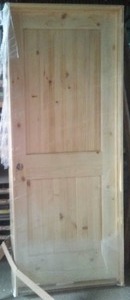 lot 332 image: Interior Door framed. New