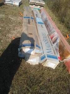 lot 348 image: Vinyl Siding Oxford Blue & gray, s