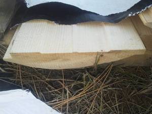 lot 362 image: 2x 8 x 14 foot (12) log face boards  pine.