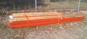 lot 365 image: 2x6 Laminated beaming, Stud Length (36)