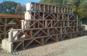 lot 391 image: Floor Trusses See measurements on Blueprints included and shown below. NEW