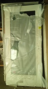 lot 397 image: Exterior Door Only 36 x 80 Beautiful Bayer Double insulated glass -New.