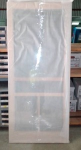 lot 411 image: 36 in. Exterior Vintage Look Wood Screen door