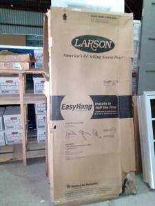 lot 412 image: 36 in. Larson Storm Door Classic Full View, New in Box.