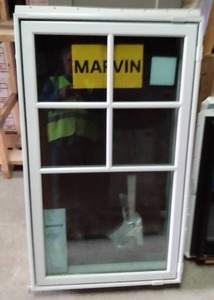 lot 419 image: Marvin, window vinyl over Wood Casement, all hardware included