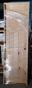 lot 427 image: Interior Door by Bayer unfinished Pine