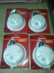 lot 13 image: First Alert Smoke Alarms (4)