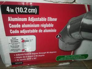 lot 17 image: Aluminum Adjustable Elbow (12) NEW