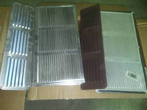 lot 19 image: Soffit (11) Foundation Vents, Aluminum, Variety.