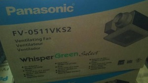 lot 47 image: Panasonic Ventilator Fan. NIB