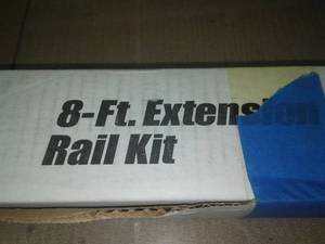 lot 48 image: Chamberlain 8 ft. Rail Extension Kit, New in Box